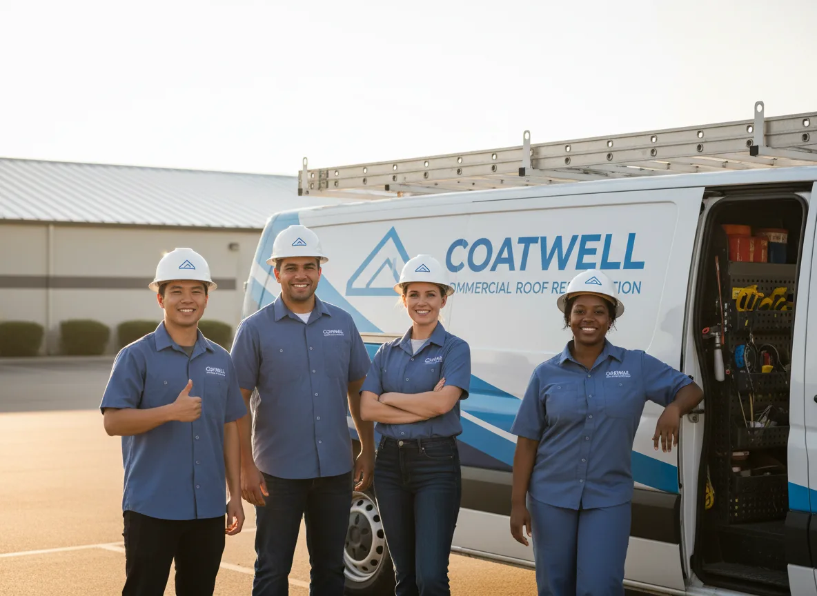 Commercial roof coating company in Alden, KS